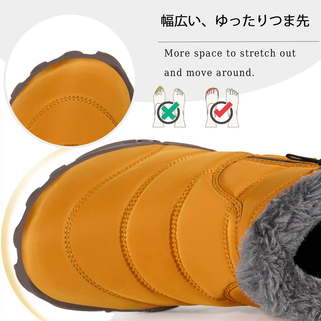 ZUSERIS Snow Boots for Men and Snow Cold Weather Winter Snow Cotton Sheepskin Boots Women, Shoes, Boots, Boots, Boots, Shoes, Warm, Fleece-Lined,