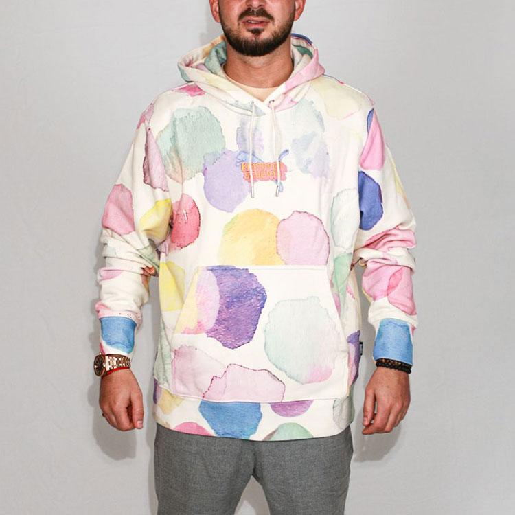 PUMA Knit Fitted Pullover Hoodie With Print Men Tops White 598838-02