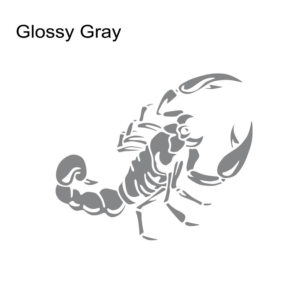 

3D Scorpion Car Stickers Vinyl Film Decor Decal For Fiat 500 Abarth 595 124 750 Auto Tuning Acessories Graphics Decoration 30x18cm