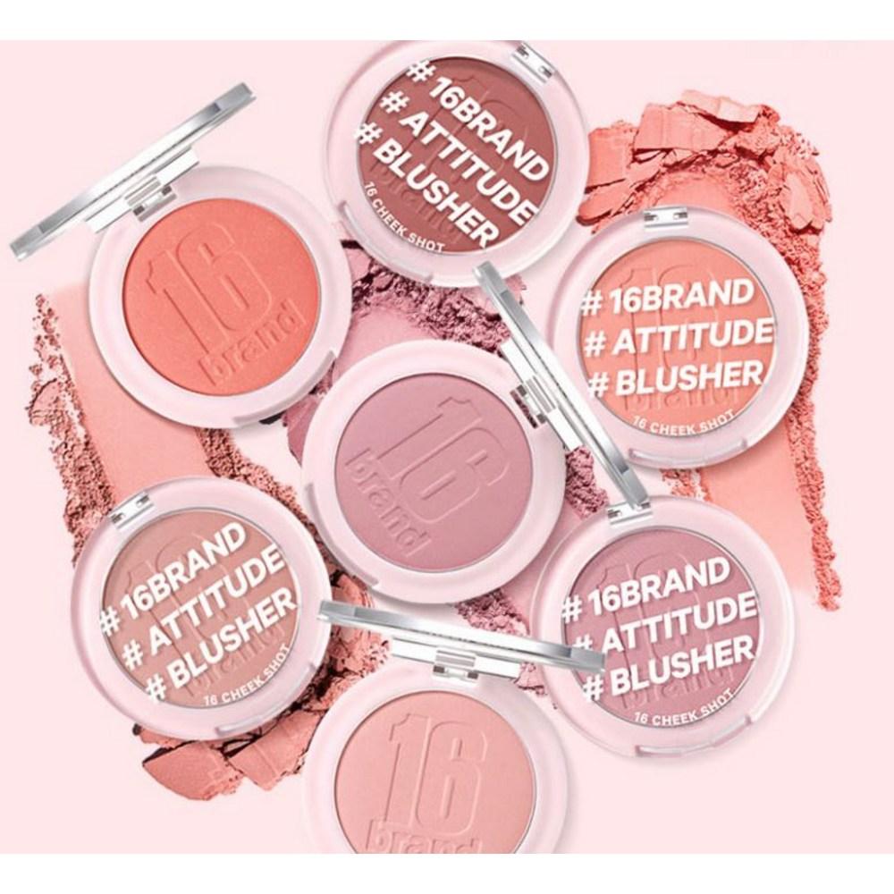 16 Brand Cheek Shot 6g, Lilac Shot, 1 Piece