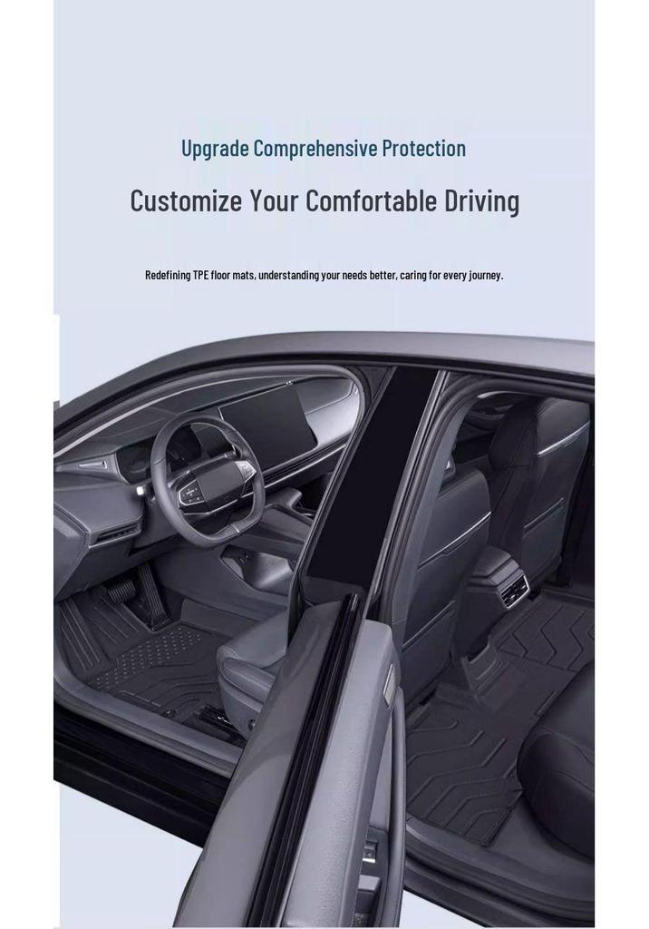 Fengshen L7 TPE Full Coverage Floor Mats: Driver's Foot Pad, Carpet, and Trunk Mat