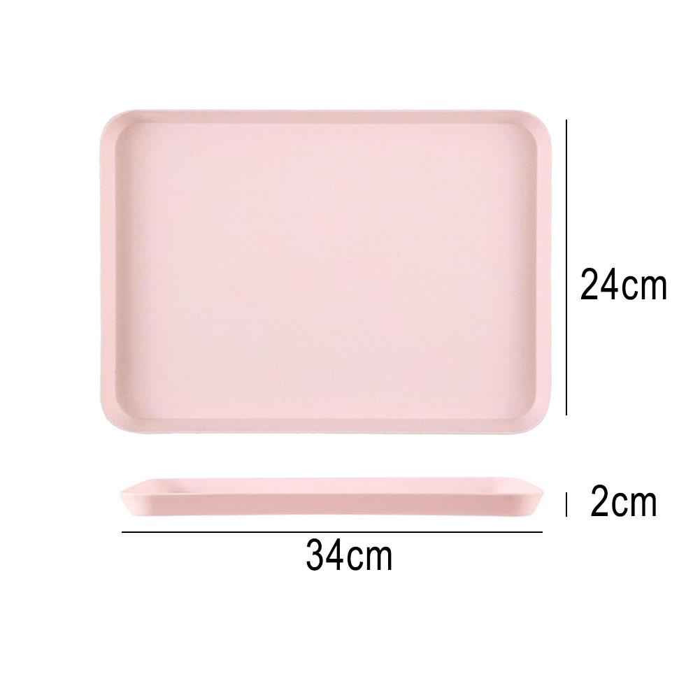 Environmentally Dining Bar Heat-Resistant Trays Plate Flat