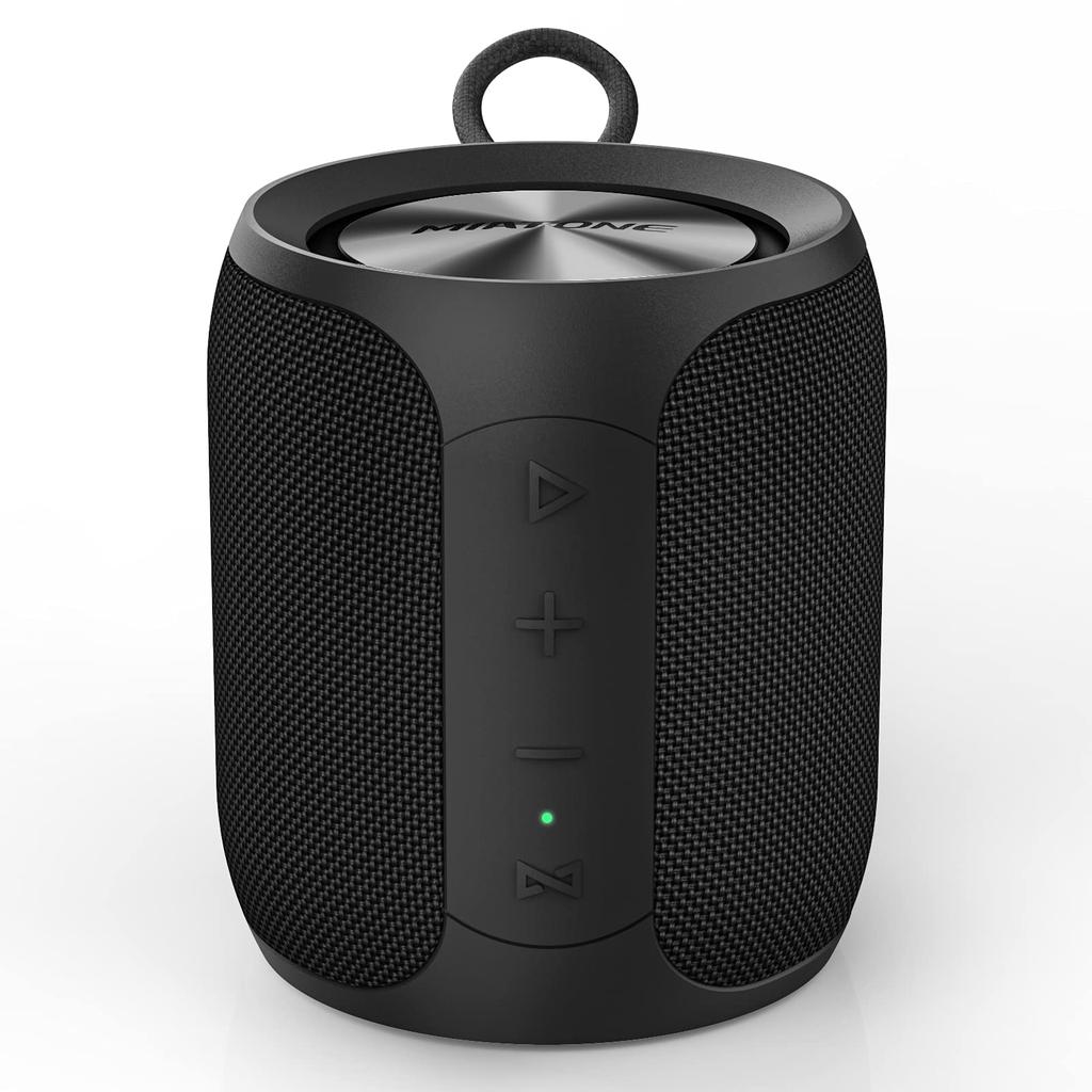 MIATONE Bluetooth Deep IPX7 Dual Passive for and TVs Speaker, 360-Degree Sound, Bass, Waterproof, TWS/AUX Compatible, Built-in Microphone, Radiators,