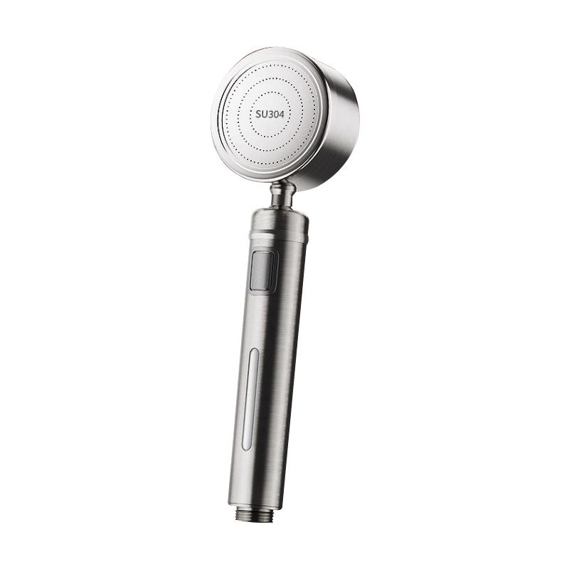 304 Stainless Steel High Pressure Shower Head, Filtered Anti-Scald Bathroom Spray Nozzle with Booster, Durable Rainfall Showerhe