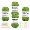 20Pieces Crochet Yarns for Beginner Hobbyist Crafting Carpet Rug Hanging Decoration