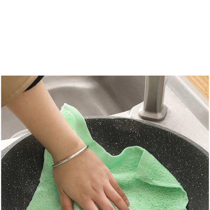 Hadřík na nádobí Hadřík na nádobí z dřevěných vláken Nepřilnavý hadr na nádobí Hadr pro domácnost Kuchyň Speciální absorbční látka Snadno se čistí
