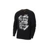 Sweatshirts Men's Black Crew Neck Moderate Regular CW1794-010