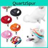 Small Summer Pet Mediumsized And Dogs And Cats Sunscreen Hat Round Hat Outdoor Breathable Mesh Sun Hat With Ear Holes