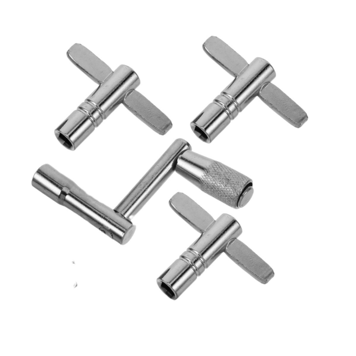 

Набор из 3-х Т-образных/Z-образных быстронастраиваемых ключей для барабанов, Универсальный набор ключей для настройки барабанов, Металлический настройщик с высоким крутящим моментом и скоростной ручкой для акустических/электронных барабанов