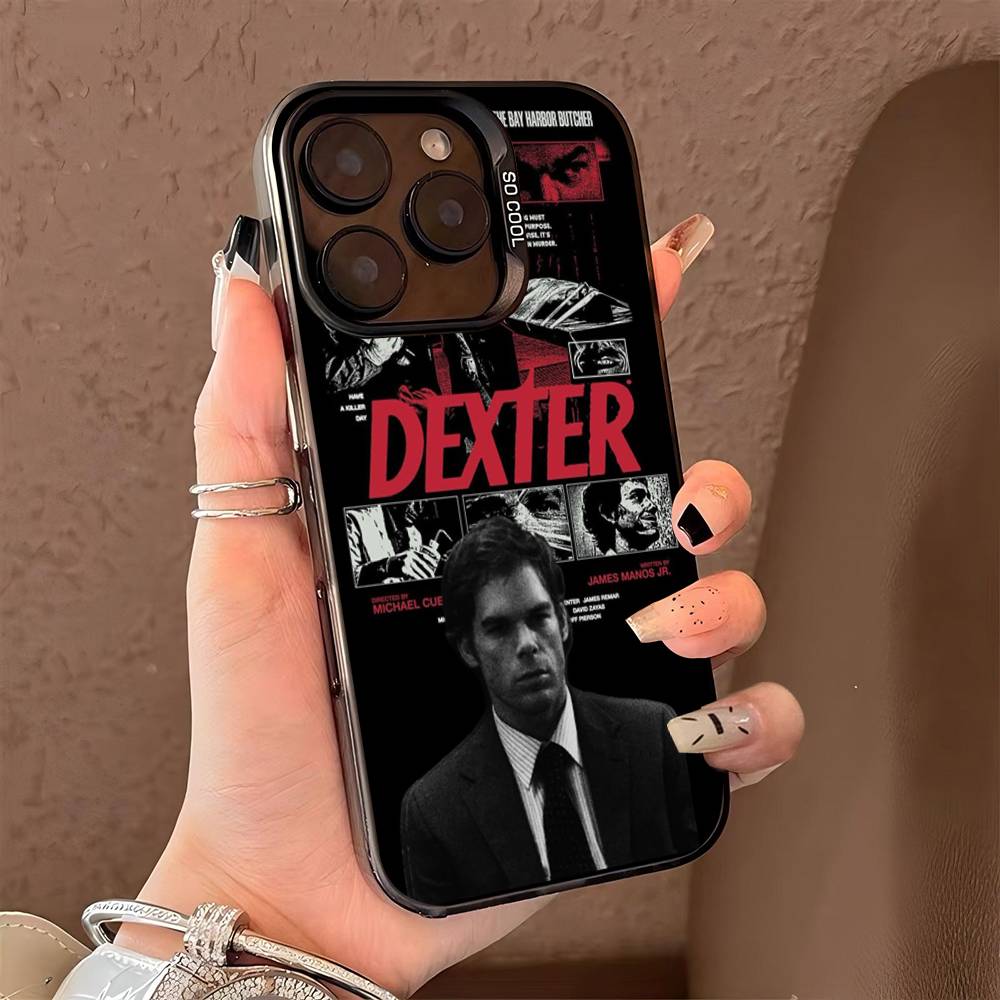 Dexter Morgan Phone Case For IPhone 17 16 15 14 13 12 11 Pro Max Plus Color Silver Cover