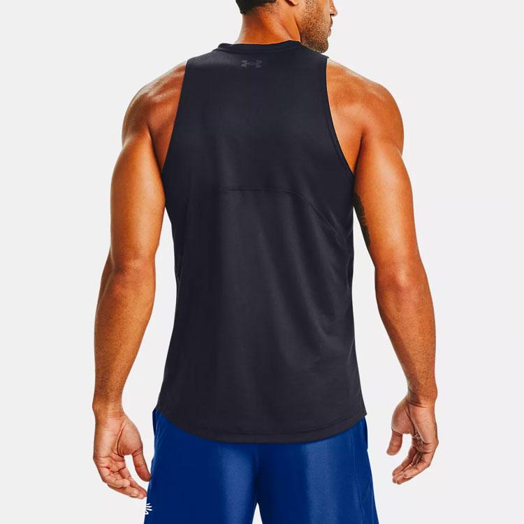 Under Armour Curry Performance Basketball Training Solid Color Quick-Dry Tank Top Men Tops 1357228-001