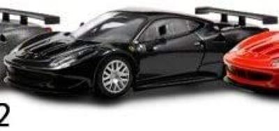 Kyosho Ferrari Mini Car Collection 9 NEO Circle K Thanks 458 Italia GT2 Single Item 1/64 (Black)