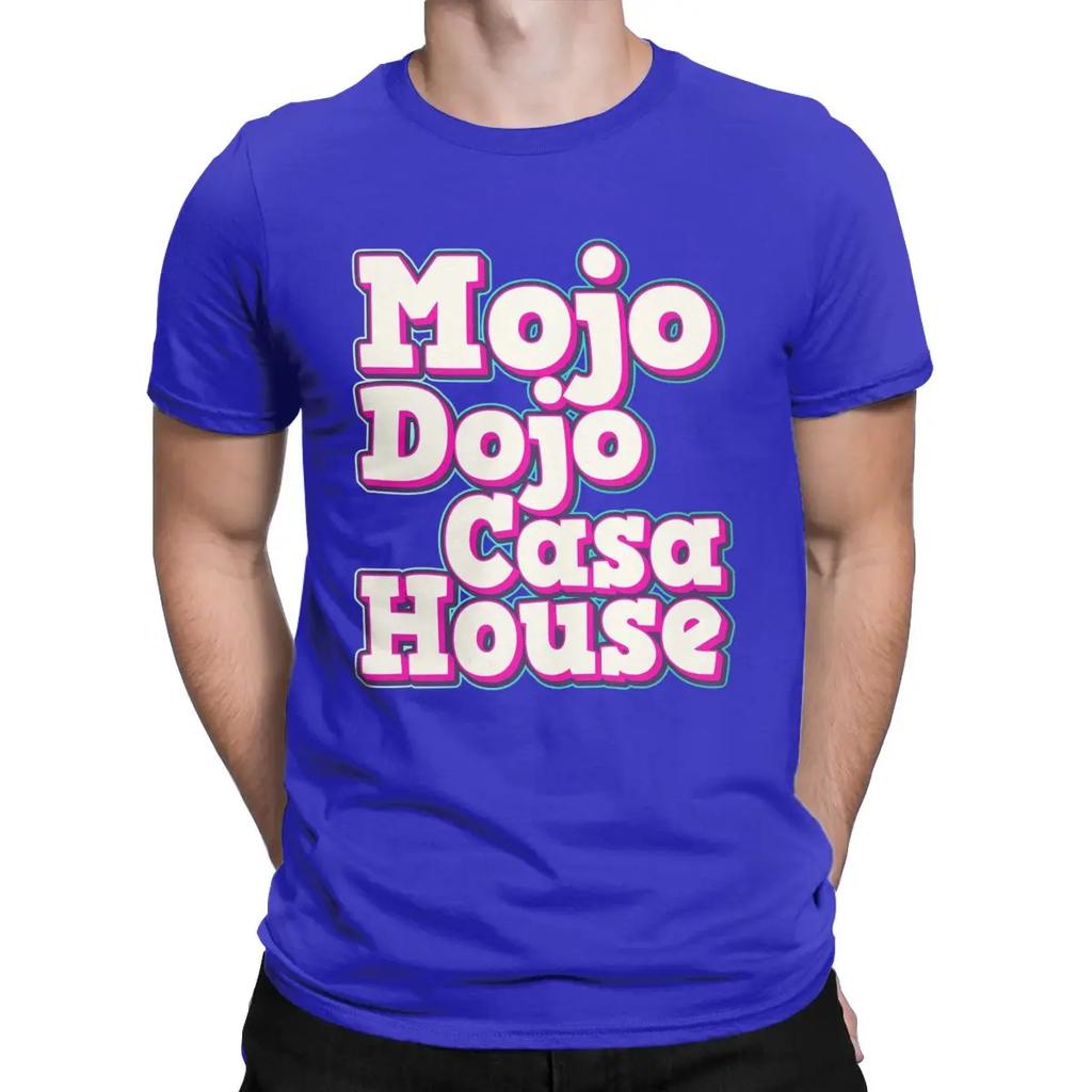 Men's Mojo Dojo Casa House Kenough T Shirts Pure Cotton Clothing Vintage Short Sleeve Crew Neck Tee Shirt Summer T-Shirts