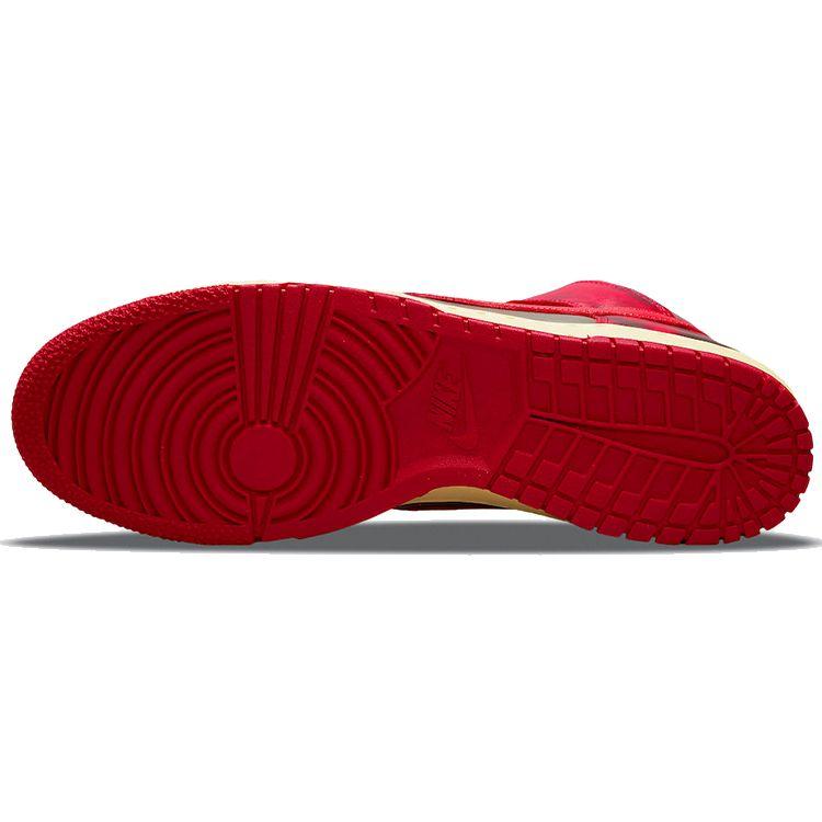 Nike Dunk High 1985 Acid Wash Unisex Sneakers Red University-Red Chile-Red DD9404-600