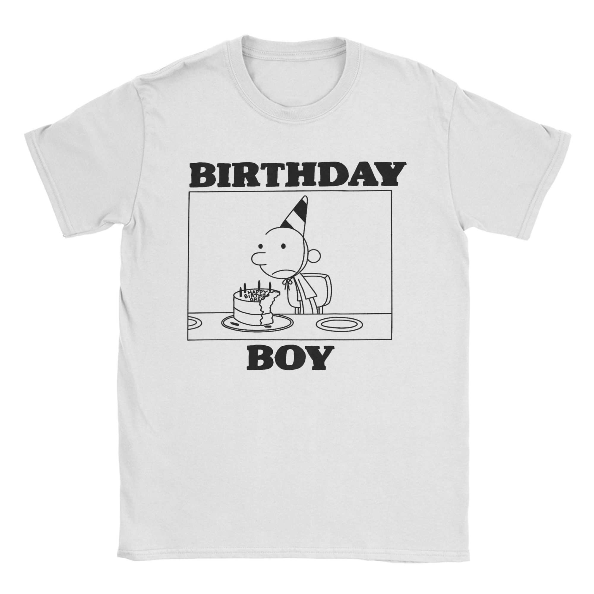 Oversized TShirt Wimpys Kids  Its My 7th Birthday Party Cotton TShirts  Hippie Tee Shirt for Unisex Summer Y2K Basic Clothing S