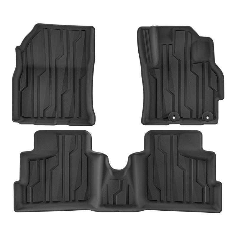 Eco-Friendly TPE Floor Mats for Mitsubishi Mirage Models 2011-2023, Including Trunk Mat
