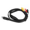 5 Pin Male Din to 4 RCA Female Cable Professional DIN 5 Pin to RCA Conversion Cord for CD Player VCR DVD Phono 4.9ft