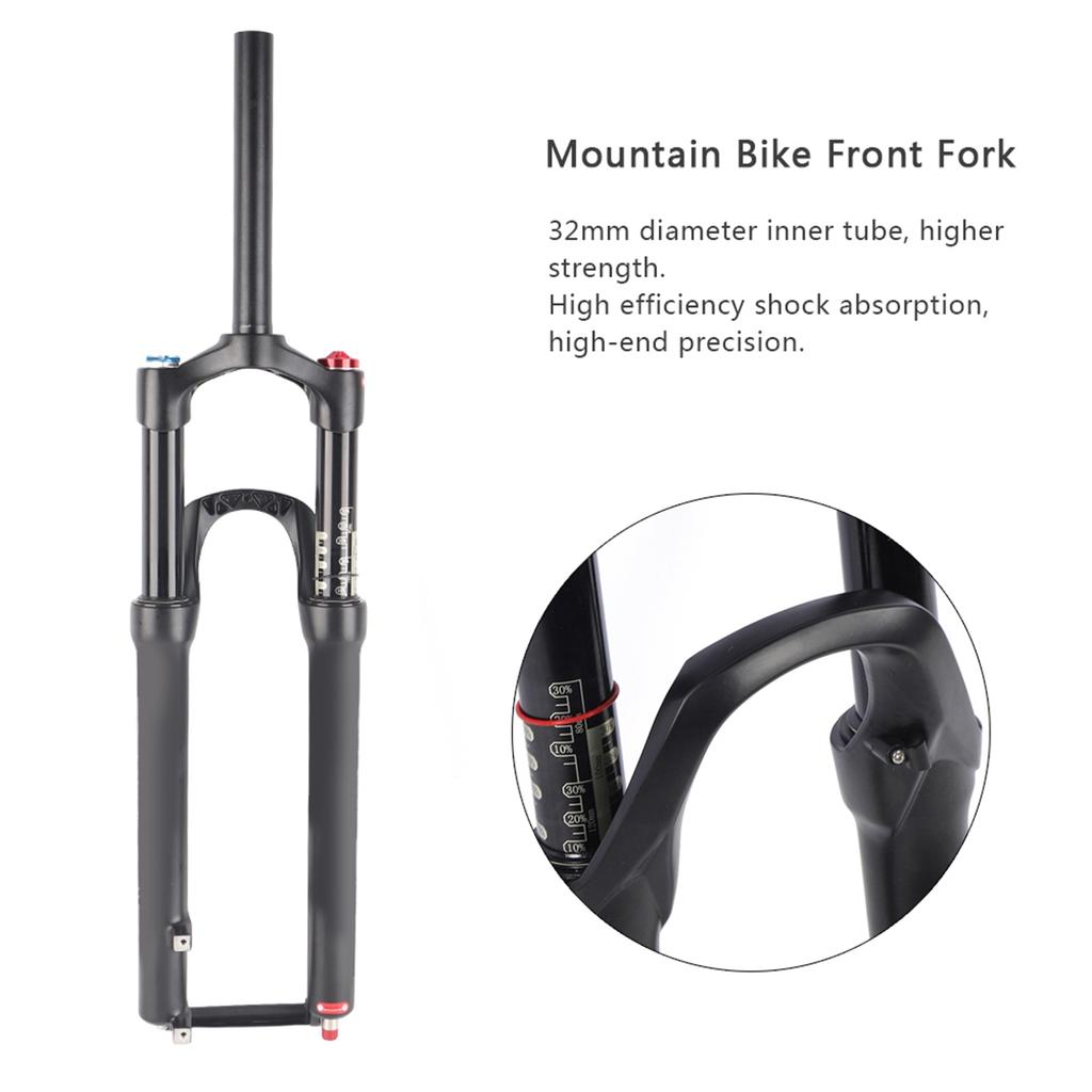 29in Straight Pipe Quick Release Shoulder Control Magnesium Alloy Air Fork Lockable Mountain Bike Suspension Front Fork