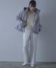 miette Color Nep Oversized Knit REW18105 Free Size Ivory V-Neck Women's