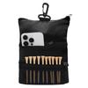 Golf Ball Bag with Waist Clip 3 Pockets Waterproof Nylon Golf Ball Tee Tools Accessories Organizer Pouch Holder Men Women Golf Enthusiasts Gift