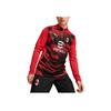 Puma Ac Milan 2024-25 Pre-Match 1/4 Comfortable Casual Quick-Dry Sweat-Wicking Long Sleeve Football Shirt Men Tops Red Black 777714-01