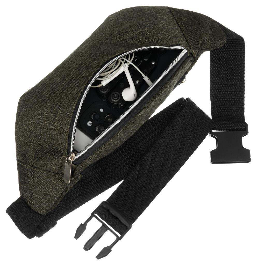 WB01D WB01D KHAKI/SILVER Waist Bag