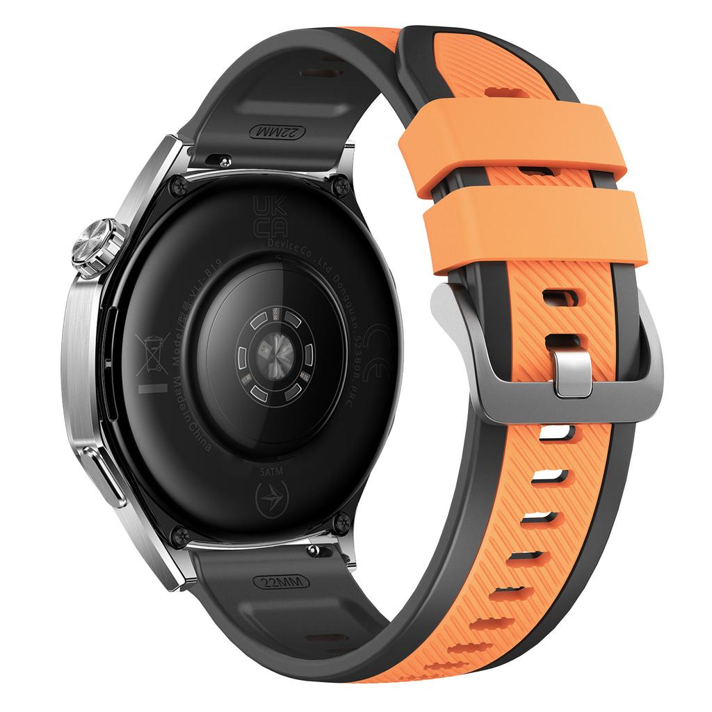 22-мм твіловий ремінець для годинника Huawei Watch GT 6/5/5 Pro/4 46 мм, двоколірний силіконовий ремінець, швидке зняття