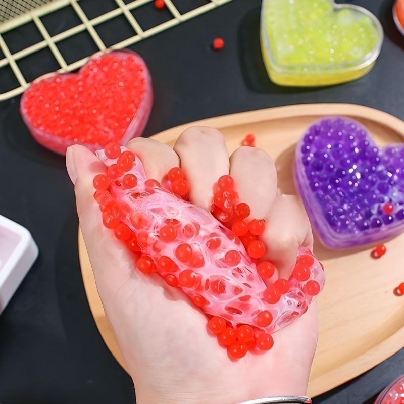 New Love Pimple Popping Fidget Toy Soft Reusable Model Silicone Pimple Sensory Squeeze Toys Creative Funny Anti-pressure Gift