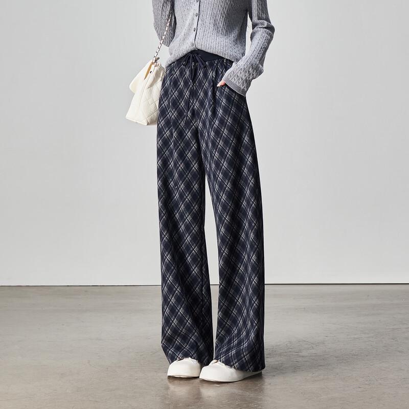 SOFSIL Women's High-Waisted Wide-Leg Casual Trousers