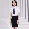 Teloman 100% Cotton Unisex Wrinkle-Free Short Sleeve Business Shirt