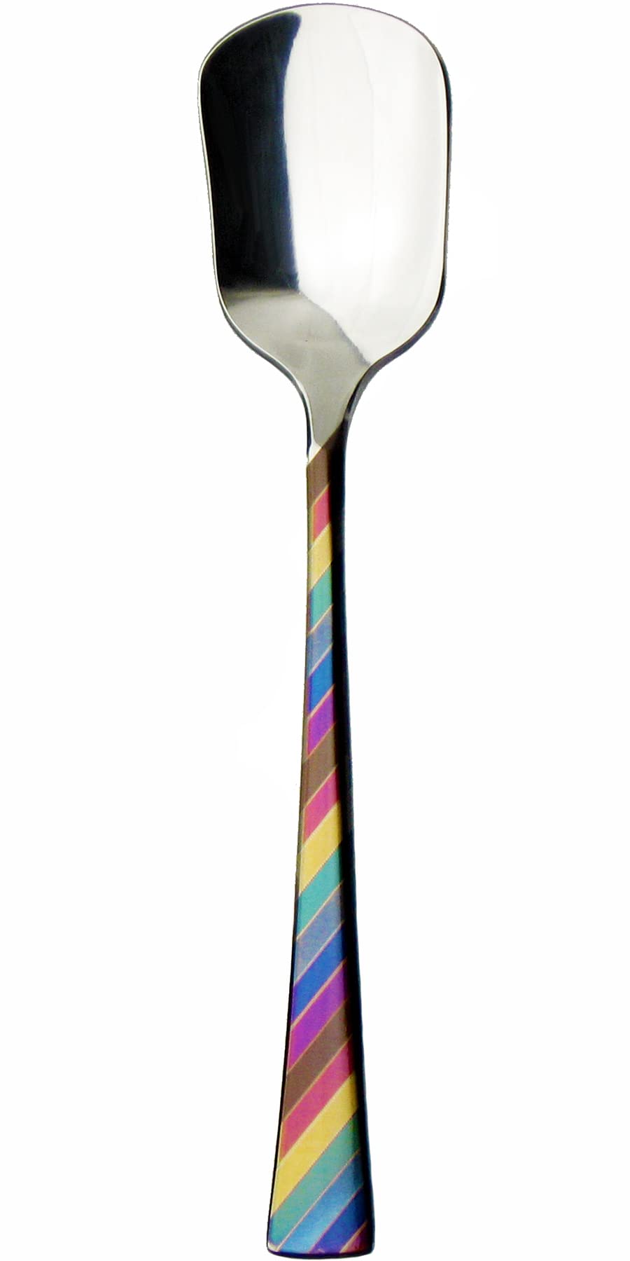 Nagao Ice Cream Spoon Stainless Steel Made in Japan -Niji- 12.7cm 18-8 Multi-colored