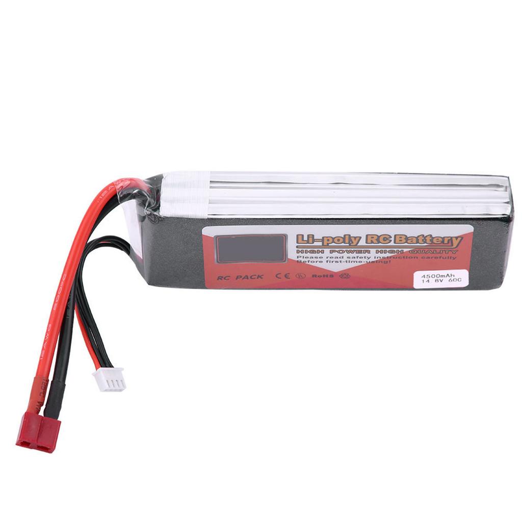 ZOP POWER 3S 14.8V 4500mAh 60C Перезаряжаемый LiPo аккумулятор с T-разъемом (4500mAh)