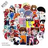 50pcs Genesis Neon Evangelion Novel Vinyl Waterproof Stickers For Water Bottle