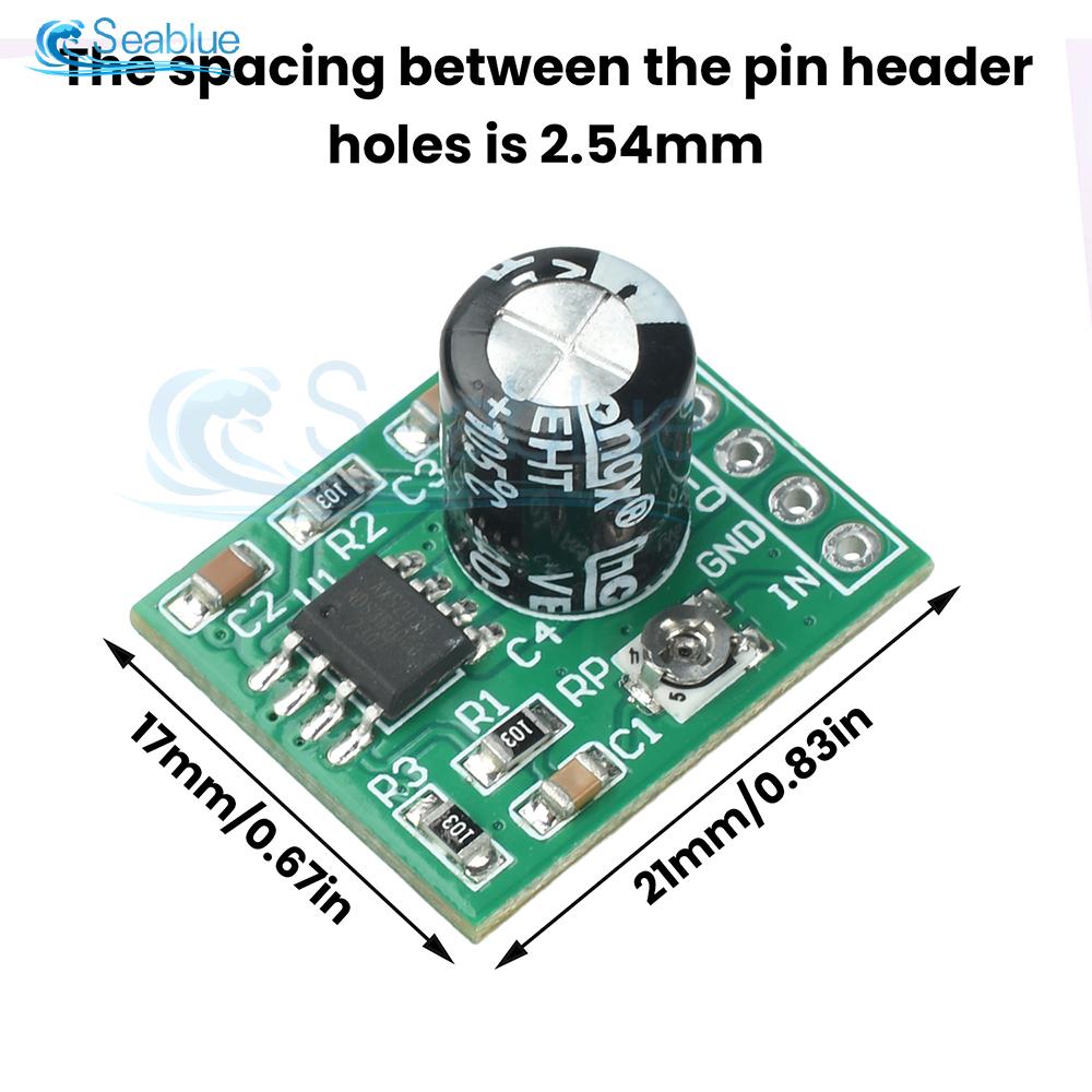 DC 2.5-5V Anti Sound Breaking Mini Digital Amplifier Module AXS2031 Audio Amplifier Board With Adjustable Volume Mono 5W Output