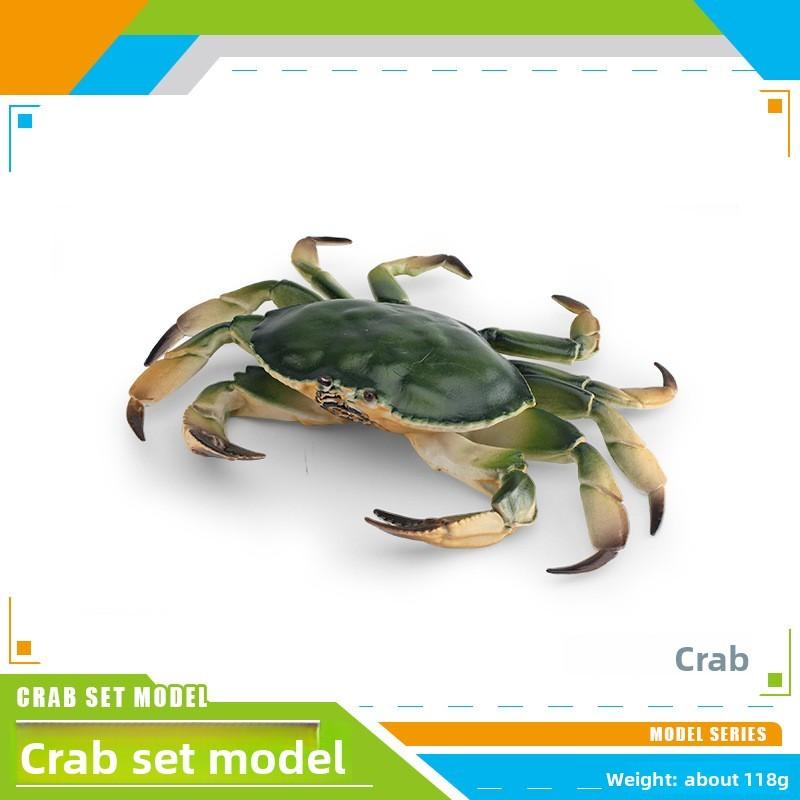 Crab Marine Animal Static Model Toy With Realistic Design For Decor Desktop