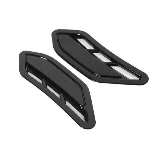 Glossy Black Side Fender Intake Air Vent Outlet Cover For Subaru Forester SL 25+