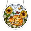 Yousheng Acrylic Puzzle Suncatcher DIY Jigsaw Puzzle Suncatcher Kit with UV Printed Design Colorful Window Hanging Ornament for Home Garden Decor