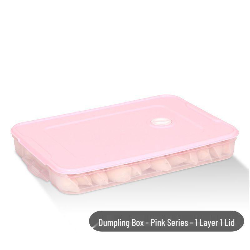Stackable Japanese-Style Dumpling & Wonton Freezer Storage Box