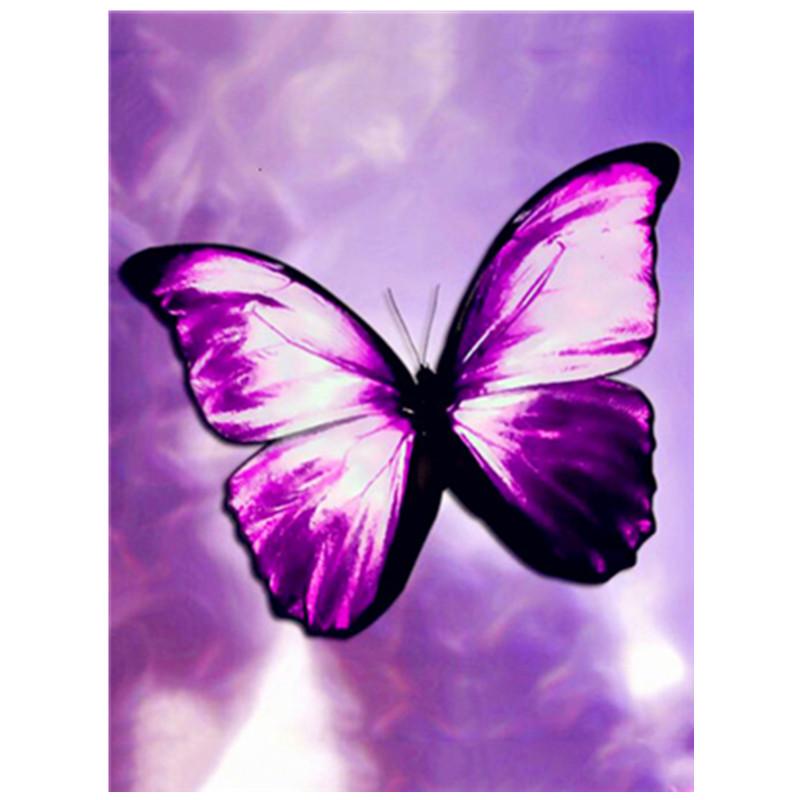 Volle 30X40CM 5D Diy Diamant malerei Farbe schmetterling Stickerei Kreuz Stich Home Decor Handmade