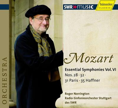 CD SERS RODŽERS NORINGTONS, SWR ŠTUTGARTE - Mocarts : simfonijas Nr. 28, 31 "Pa CD93216 Japānas klasiskā lietota