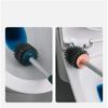 Wandmontierte Silikon-Toilettenbürste, Haushalts-Badezimmerbürste, keine tote Winkelreinigung, weiche Bürste
