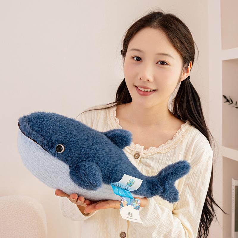 25/35cm Waterdier Pluche Speelgoed Gevuld Orka Haai Zeeleeuw Dolfijn Schattige Slaapmaatje Cadeau 35cm