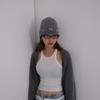 Knitted wool hat Korean blogger three-dimensional butterfly autumn and winter ins new wool cold hat warm and versatile