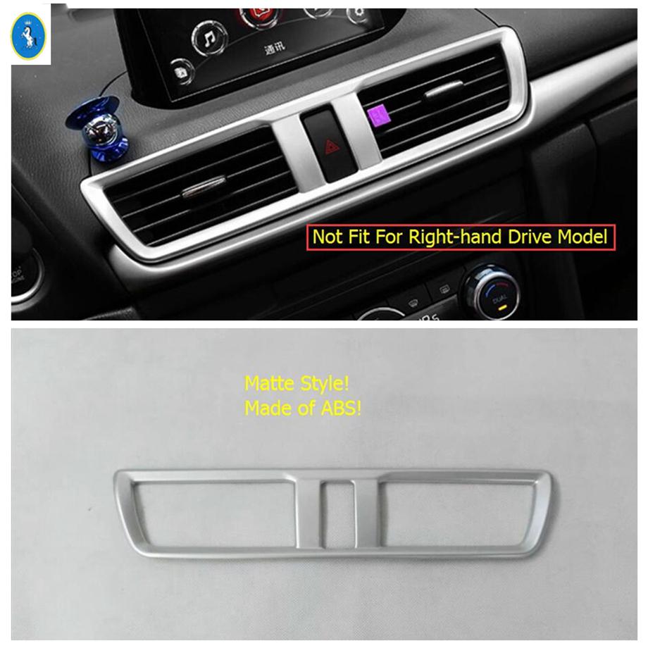 Matte Window Lift Button / Steering Wheel / Gear Shift / Air Outlet Vent Cover Trim For Mazda 3 2017 2018 Interior Accessories