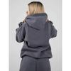 Comfrt Solid Color Embroidery Fleece Oversize Couple Hoodie Casual Loose Sweatpants Set