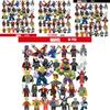Marvel Superhero Boy Puzzle Building Block Toy Set 32pcs Plastic Material 4.5cm Height