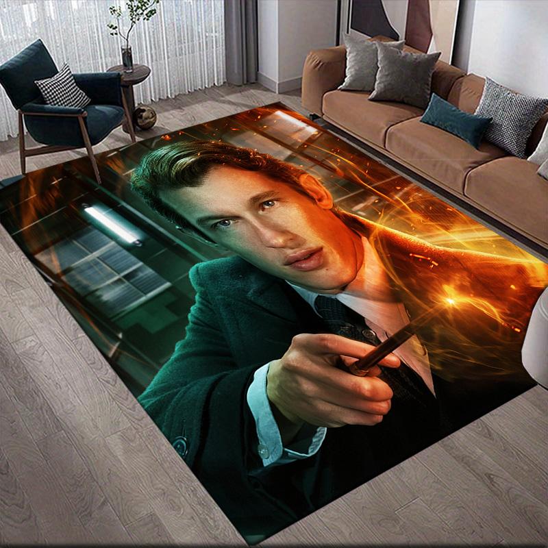 

Fantastic Beasts Anti-Slip Floor Mat, Rectangular Carpet for Magical Theme Home Decor 60x90cm