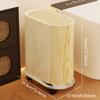 Trash Bin with Removable Wheels Rubbish Basket Sealed Lid Space Saving Waste