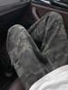 Cleanfit camouflage overalls men's summer American retro vibe logging pants straight jeans
