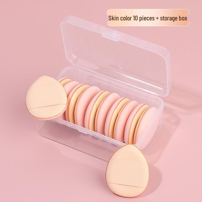 Dual-Use Finger Powder Puff Mini: Wet & Dry Foundation Sponge